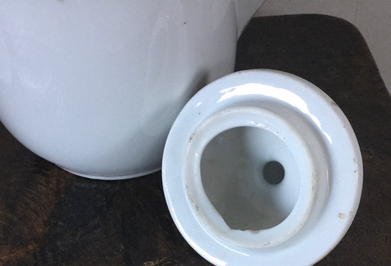 Antieke / vintage melkkan en koffiepot , per stuk te koop - Afbeelding 2
