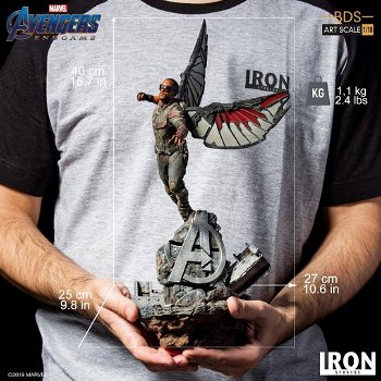 Iron Studios Avengers Endgame Falcon Statue - 2