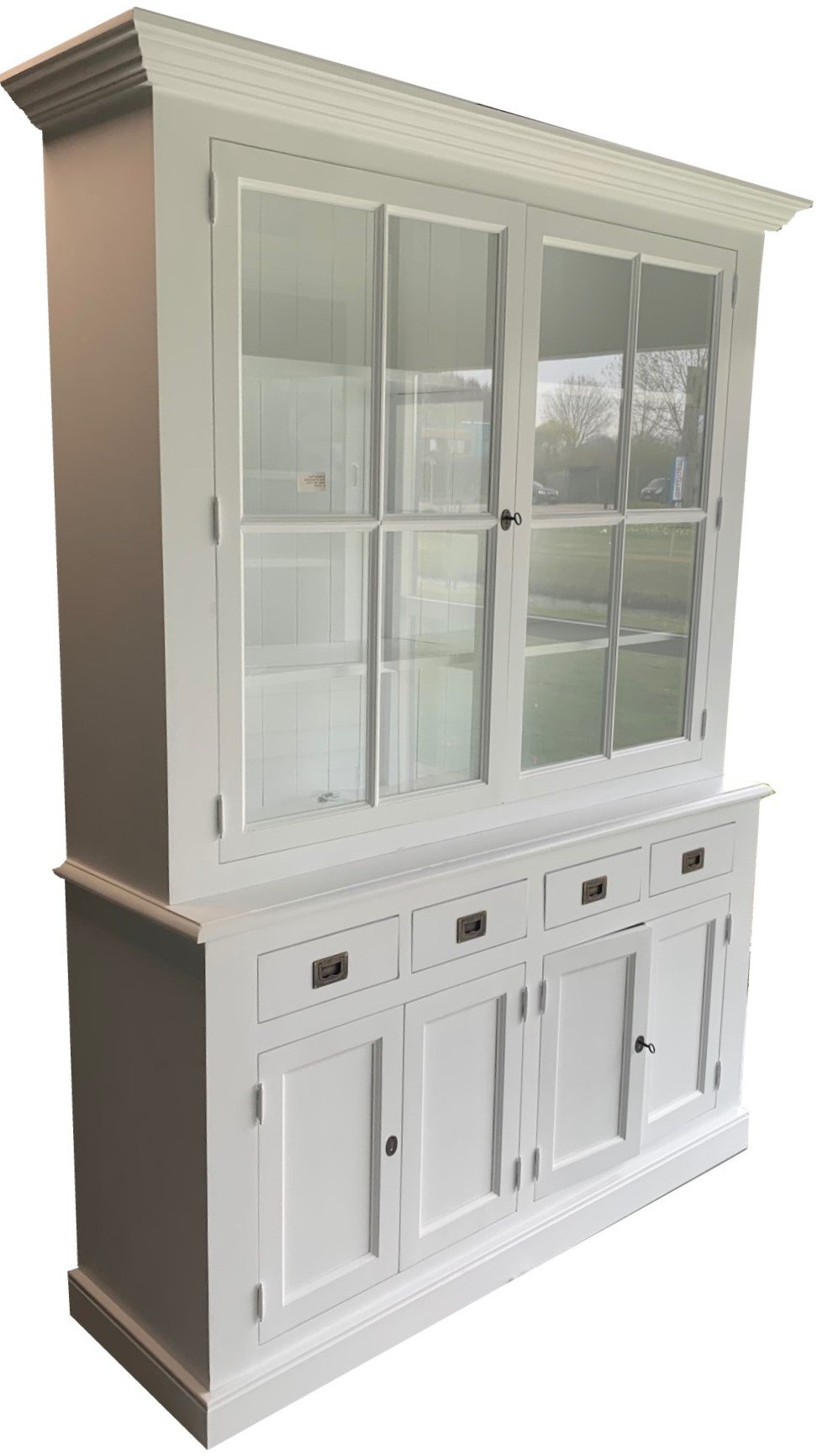 Buffetkast Roden wit handpainted 165 x 50/40 x 220cm - nr. 1
