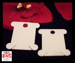 # Kunststof / Plastic draadbobbins voor al uw borduurgaren #