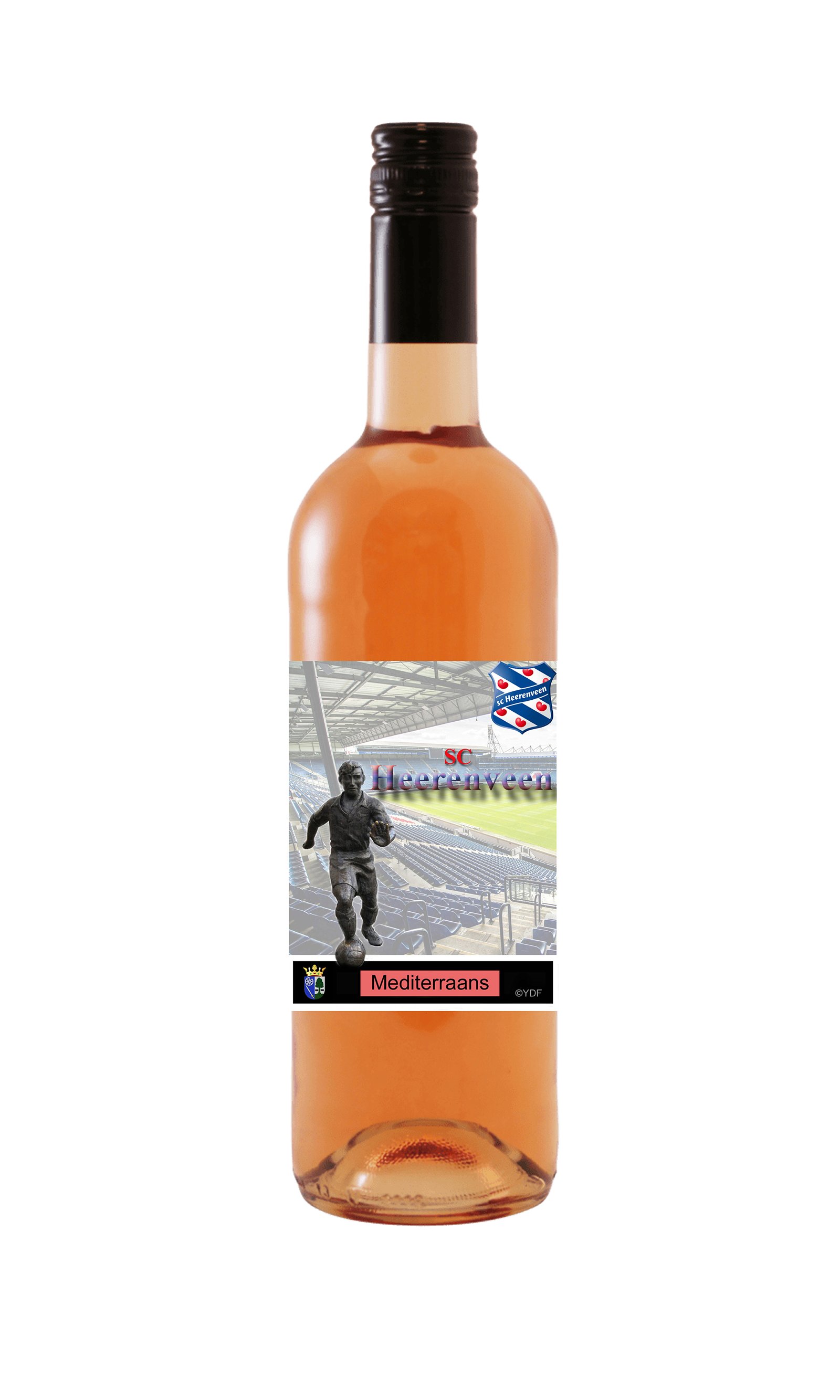 Wijn met eigen etiket 24 flessen 75 cl. rood/wit /rosé of combi - Afbeelding 4