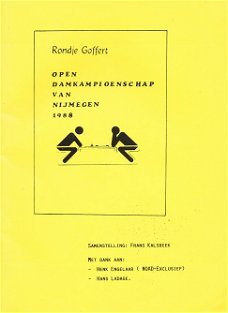 Rondje Goffert, Open damkampioenschap van Nijmegen 1988