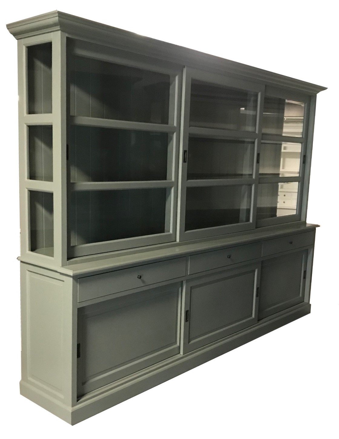 Buffetkast Lisse engels groen - groen 310 x 50/40 x 220 - nr. 1