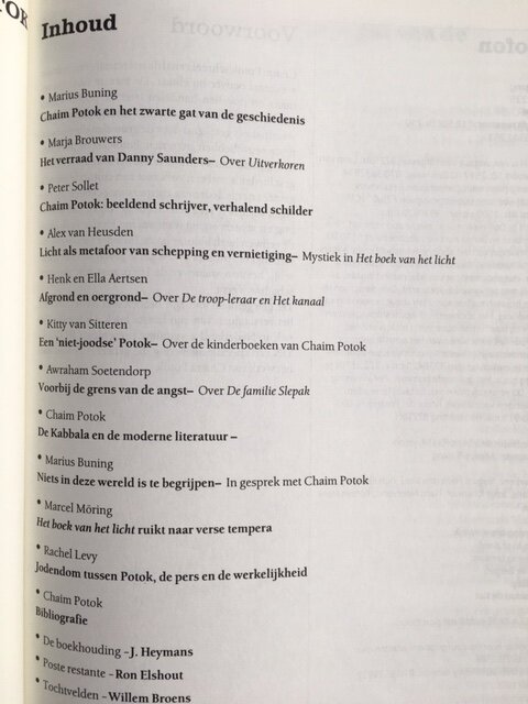 Bzzlletin 235 - Chaim Potok - Afbeelding 2