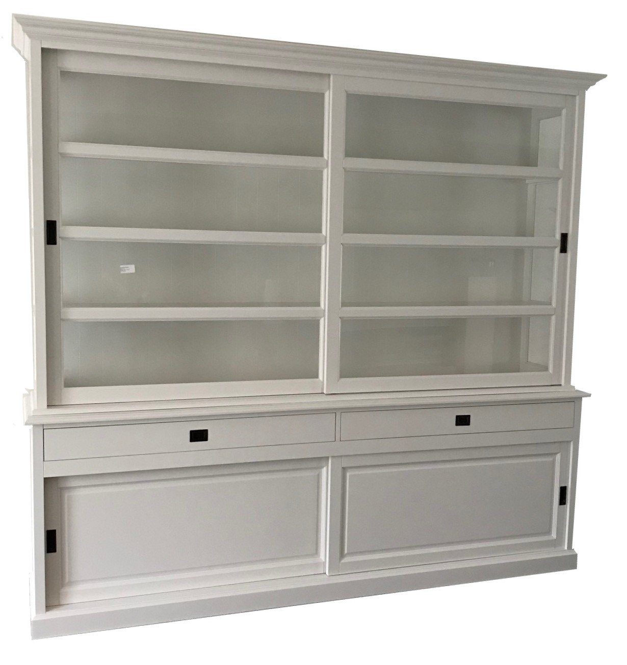 Buffetkast Nijkerk wit - wit 260 x 50/40 x 240 - nr. 1
