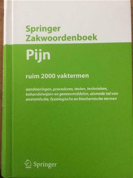 Arnoud van den Eerenbeemt - Springer Zakwoordenboek Pijn (Hardcover/Gebonden) Nieuw - 0