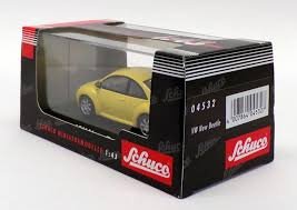 1:43 Schuco 04532 Volkswagen New Beetle 1997-2005 geel - 2