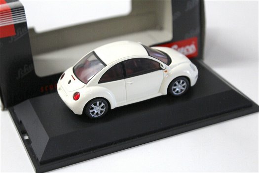 1:43 Schuco 04533 Volkswagen New Beetle 1997-2005 wit - 1