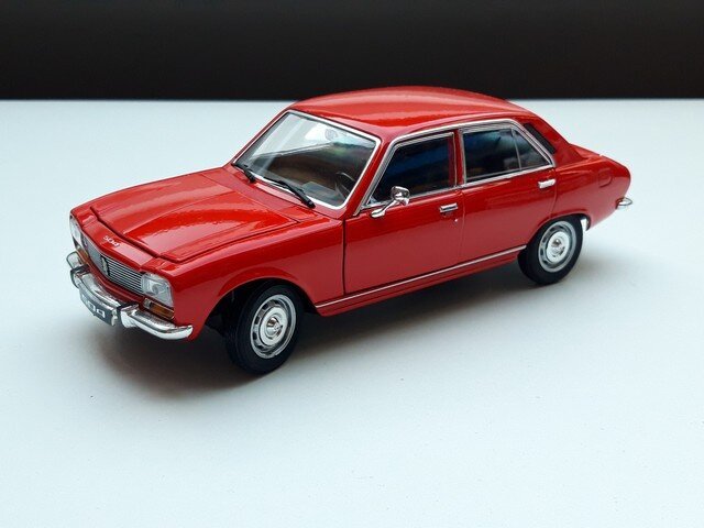 Nieuw modelauto in doos! Peugeot 504 – Miniatuur Welly 1:24 - Afbeelding 6