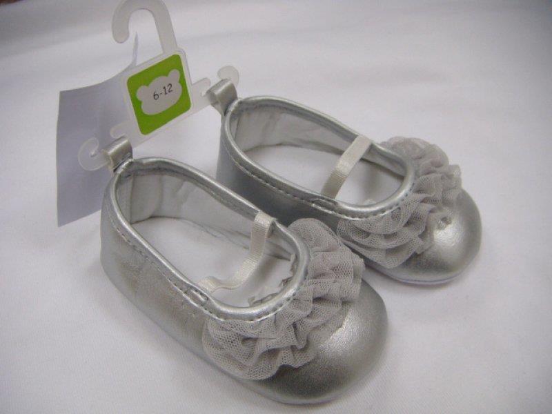 NIEUW wit leren baby schoentjes baby slofjes haarbandje - Afbeelding 7