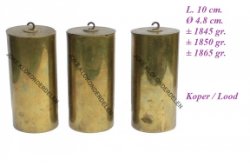 = 3 Gewichten = gewicht regulateur = oud =37631