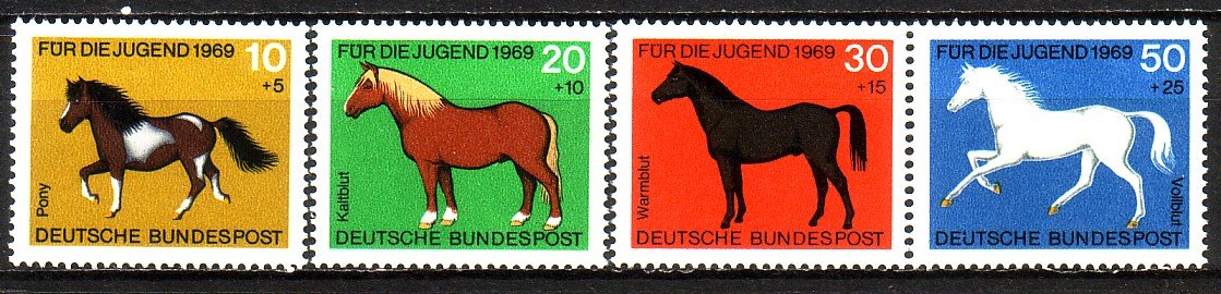 BR Duitsland 578 - 581 postfris - 0