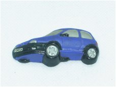 Koelkastmagneet - Paarse Opel Corsa
