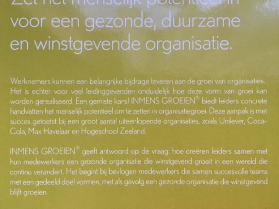 Inmens groeien - Joop Egmond - Afbeelding 2