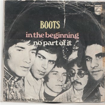 Boots - In the Beginning _ No Part of It -1968 NEDERBEAT - 0