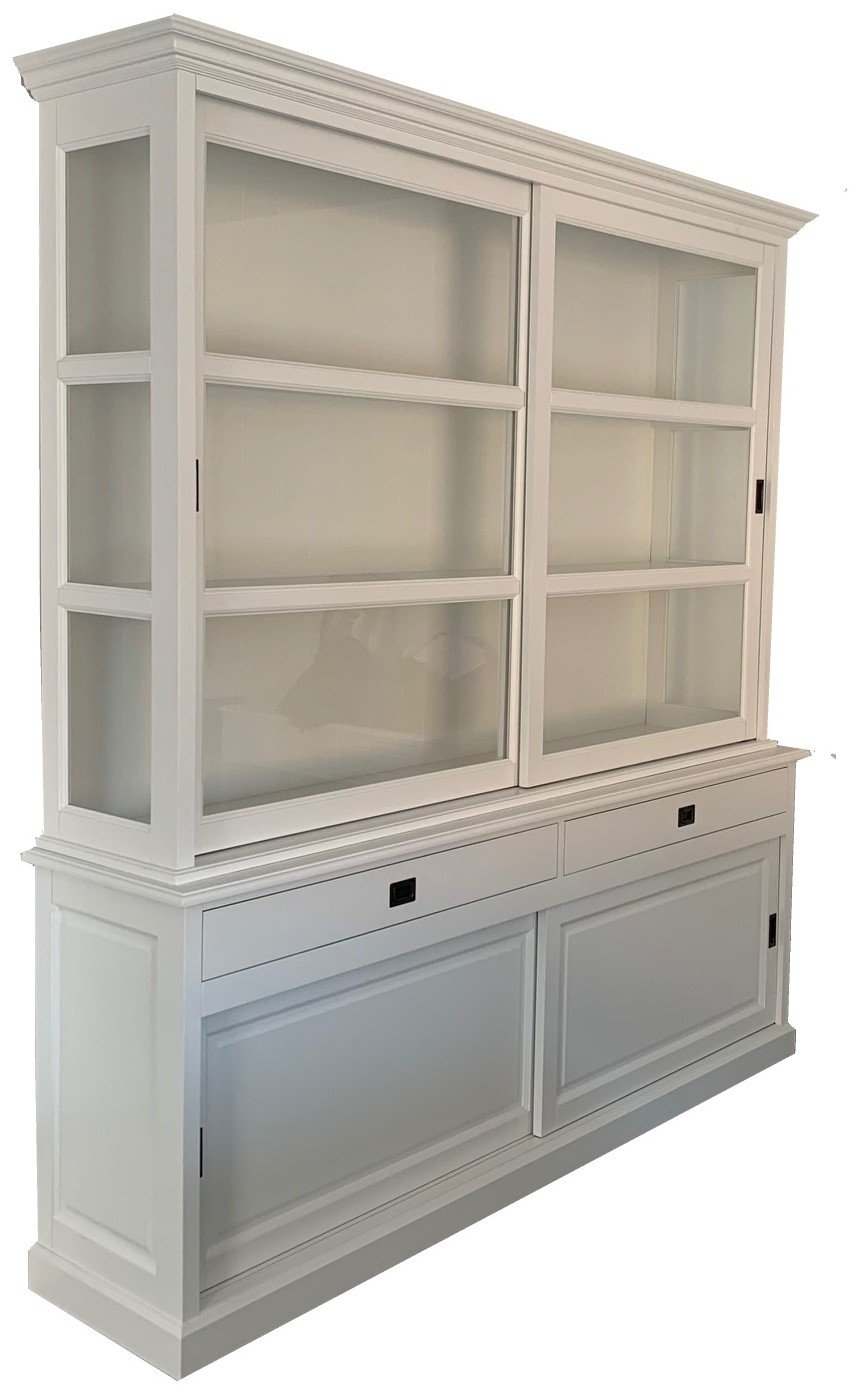 Buffetkast Putten XL wit 220 x 50/40 x 240cm - nr. 1