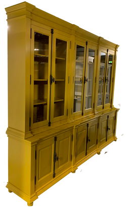 Buffetkast Lara espagnolet geel 300 x 50/40 x 240cm espagnolet
