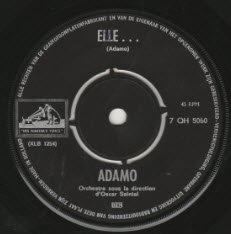 Adamo- Ballade À La Pluie- Ma Tête -1964 vinylsingle/Frans - 0