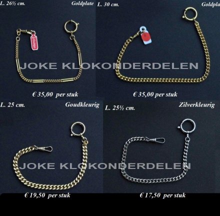 === Zakhorloge ketting = nieuw = 35090 - nr. 1