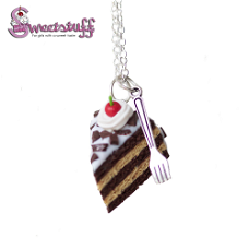 Chocolade taartpunt kinderketting