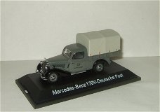 1:43 Schuco Mercedes Benz 170 V canvas pickup Duitse post