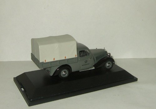 1:43 Schuco Mercedes Benz 170 V canvas pickup Duitse post - 2