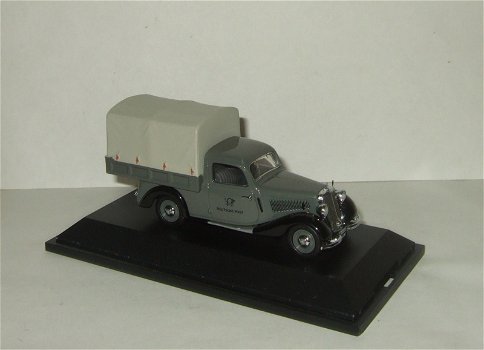 1:43 Schuco Mercedes Benz 170 V canvas pickup Duitse post - 3