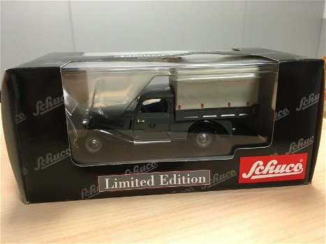 1:43 Schuco Mercedes Benz 170 V canvas pickup Duitse post - 4