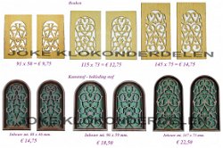 = 2 Galmgat ornamenten = nieuw =36113