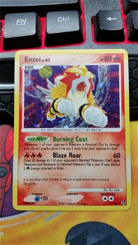 Entei holo 4/132 Diamond and Pearl Secret Wonders gebruikt - 0