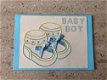 Mooie geborduurde kaart Babyboy - 0 - Thumbnail