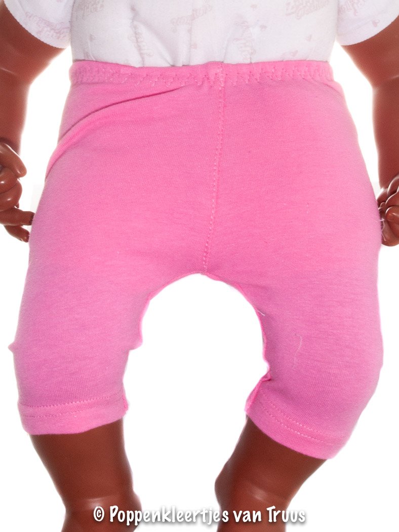 Annabel 46 cm Jurksetje aardbeitjes/roze - Afbeelding 4