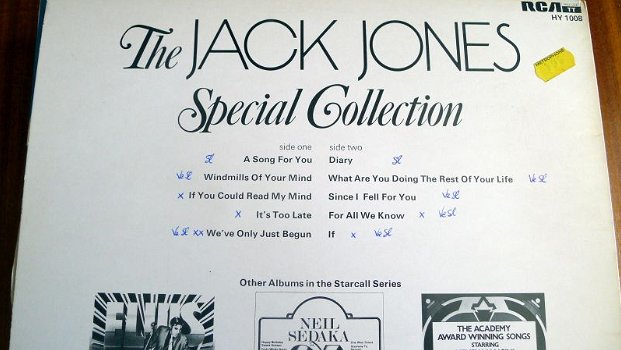 LP: The Jack Jones Special Collection - 1