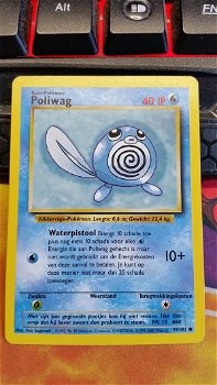 Poliwag 59/102 Common Unlimited Base Set IP gebruikt - 0