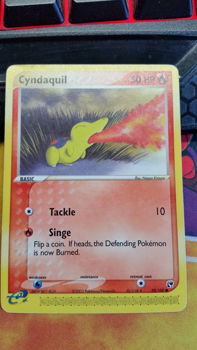 Cyndaquil 59/100 Common Ex Sandstorm gebruikt - 0