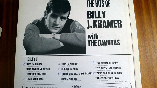 LP: The hits of Billy J. Kramer & The Dakotas - 1