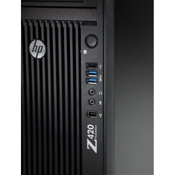 HP Z420 1x Xeon 6C E5-1650 V2 3.5GHz, 32GB DDR3, 256GB SSD, K2200 4GB, Win 10 Pro - Refurbished - 2