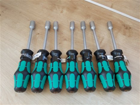 7 stuks WERA DOP SCHROEVENDRAAIER 12.0 MM, 100% nieuw - 0