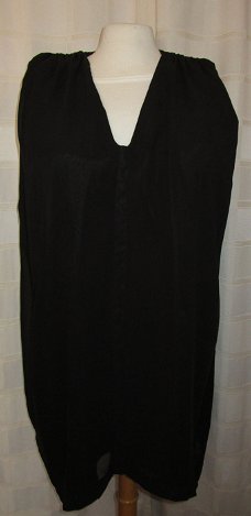 Zwarte feestelijke blouse maat L 44/46 merk Femme A07