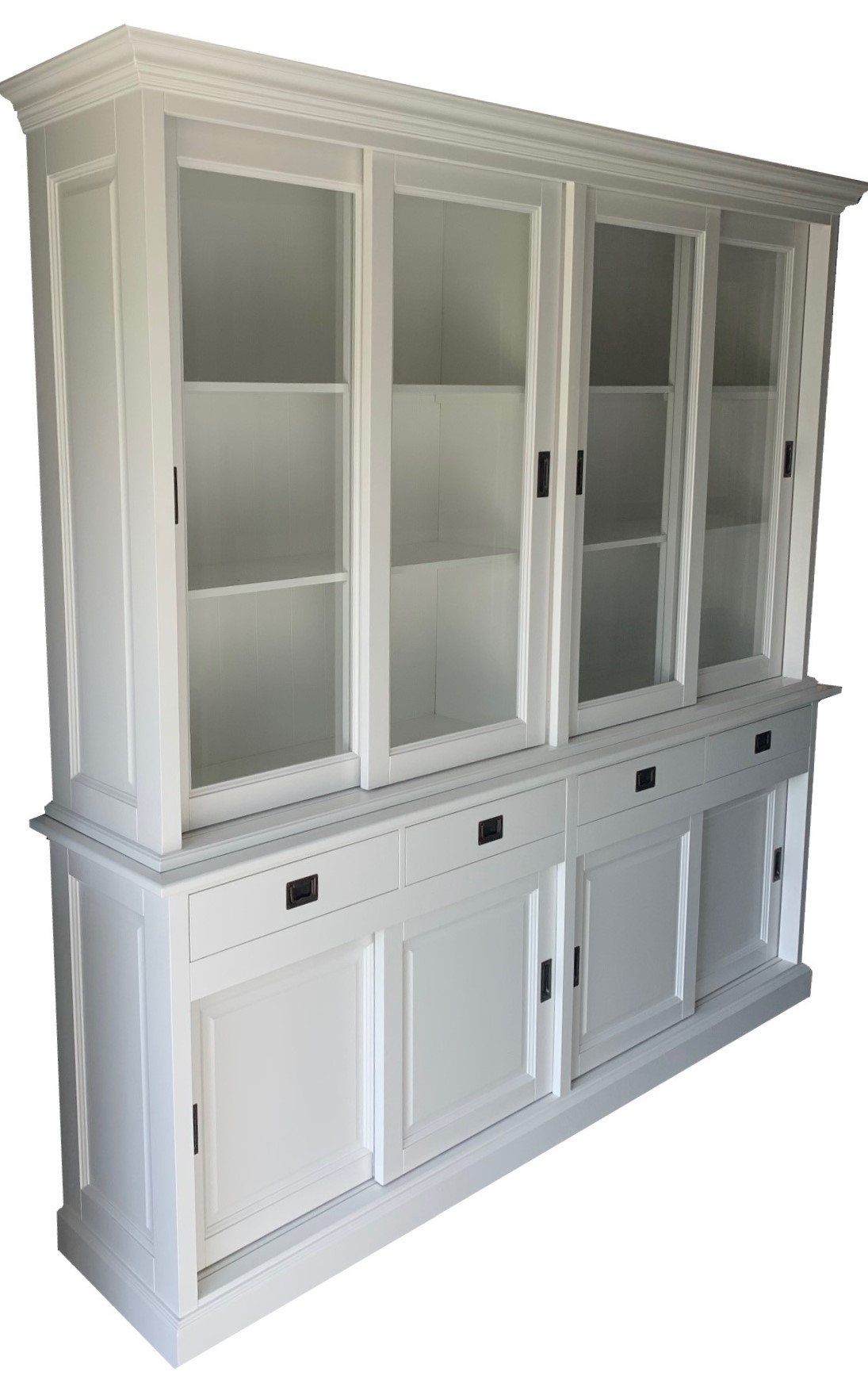 Buffetkast Born wit - wit 220 x 45/40 x 220cm soft close laden - nr. 1