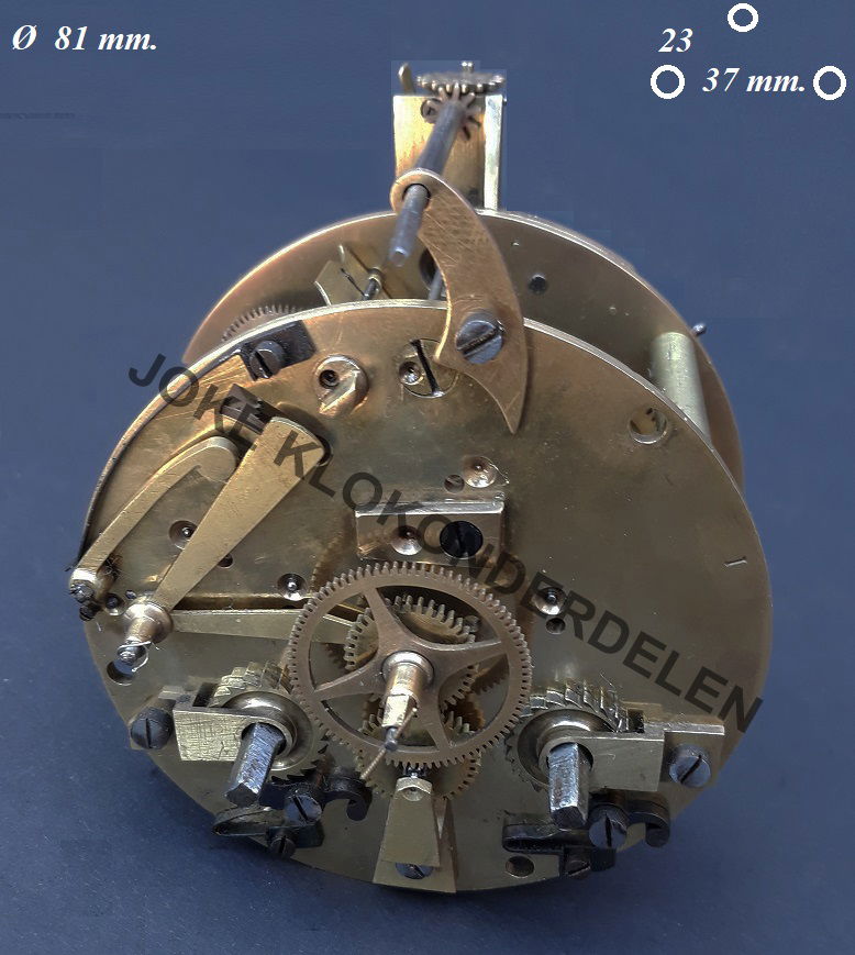 === Frans pendule uurwerk = oud = 41960 - Afbeelding 2