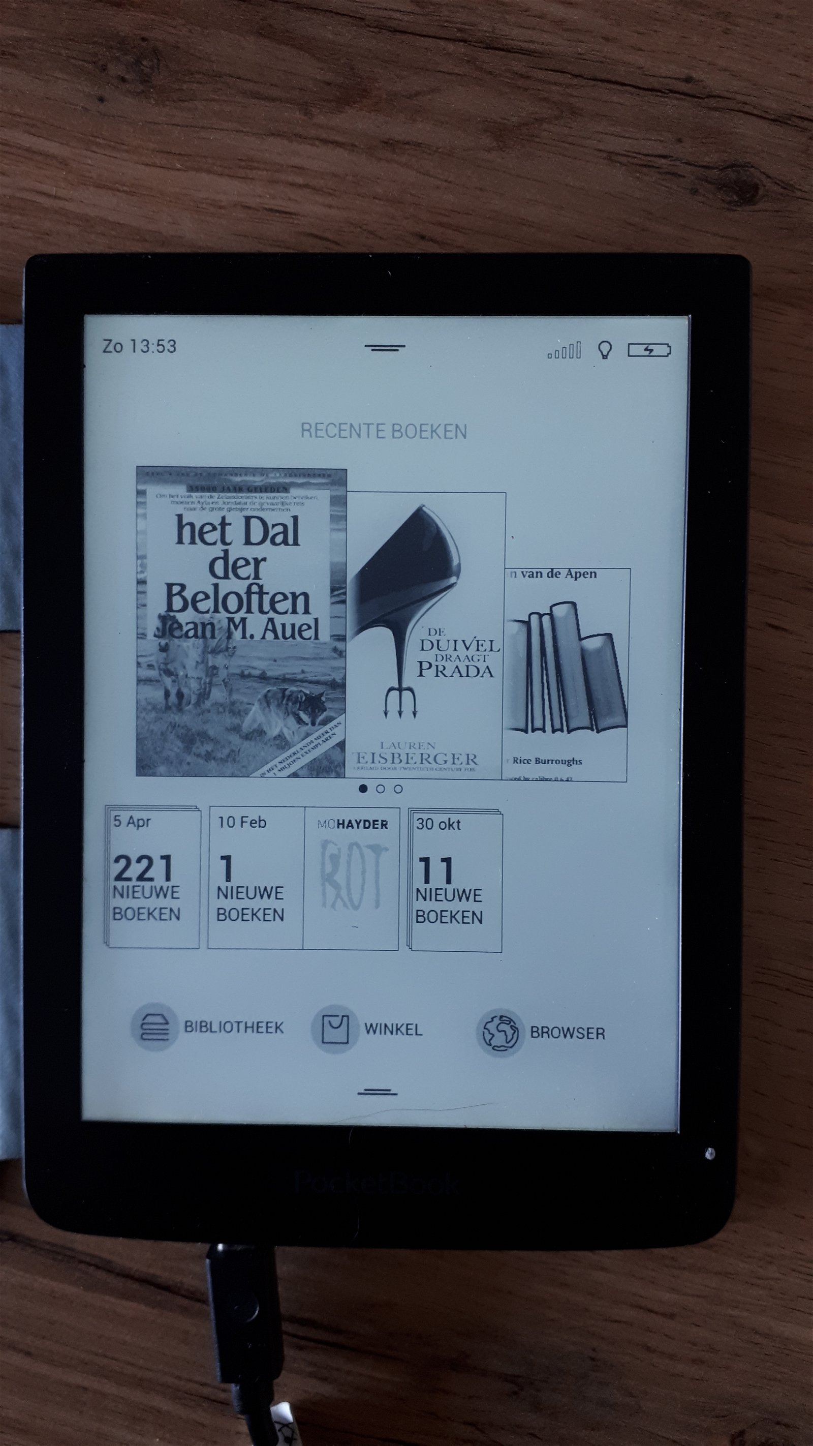 E-reader vol met boeken 6inch touch screen - Afbeelding 2