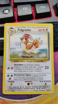 Pidgeotto 22/102 Rare Unlimited Base Set PI gebruikt - 0