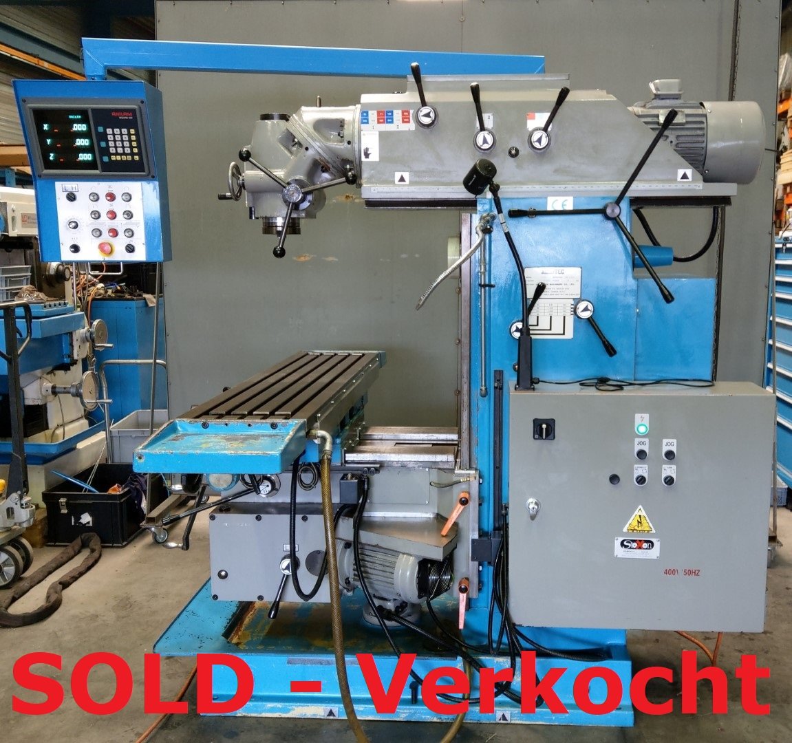 Universal milling machine / Universele freesmachine Accutec , model 2500M - Verkocht - nr. 1