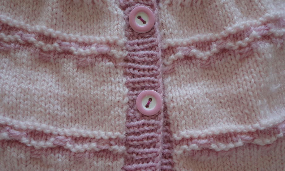 058 rose baby vestje ca. maat 56 - Afbeelding 3
