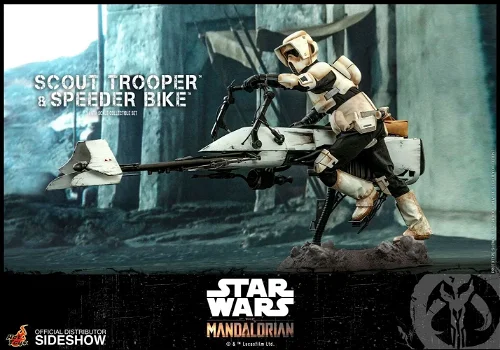 Hot Toys The Mandalorian Scout Trooper and Speeder Bike TMS017 - 4