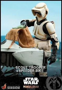 Hot Toys The Mandalorian Scout Trooper and Speeder Bike TMS017 - 5