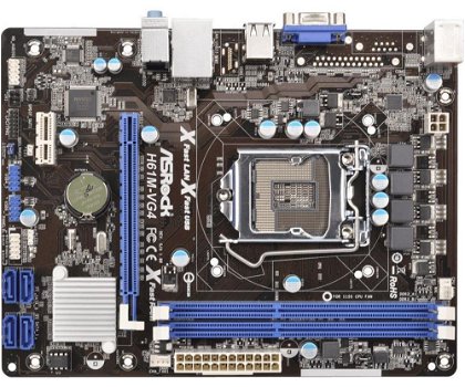 ASRock H61M-VG4 | LGA 1155 | 2x DDR3 | M-atx | Laatste BIOS Versie - 1