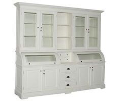 Buffetkast Bastiaan wit 210 x 210 bolle kleppen