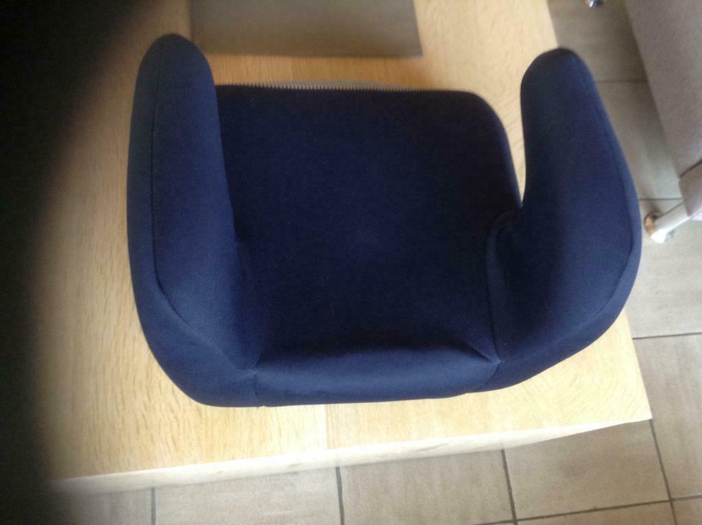 Zeer sterke auto zitverhoger universeel 15-36 kg in kunststof polyester ; kleur blauw met armsteun - Afbeelding 5
